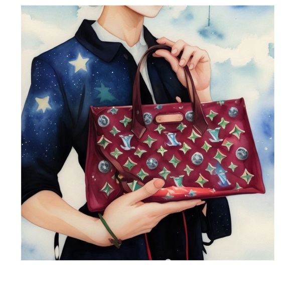 Louis Vuitton Wilshire PM Monogram Vernis in Amarante with COA - Picture 13 of 13